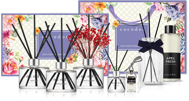 코코도르 퍼퓸 디퓨저 종합 선물세트 + 쇼핑백, B호, 1개