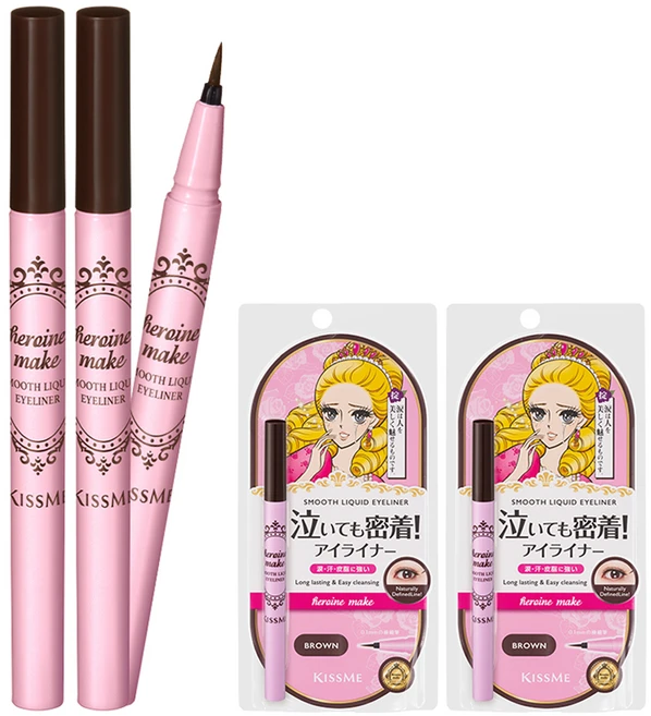 히로인메이크 스무스 리퀴드 아이라이너 N 0.4ml, 브라운, 2개 - 쿠팡