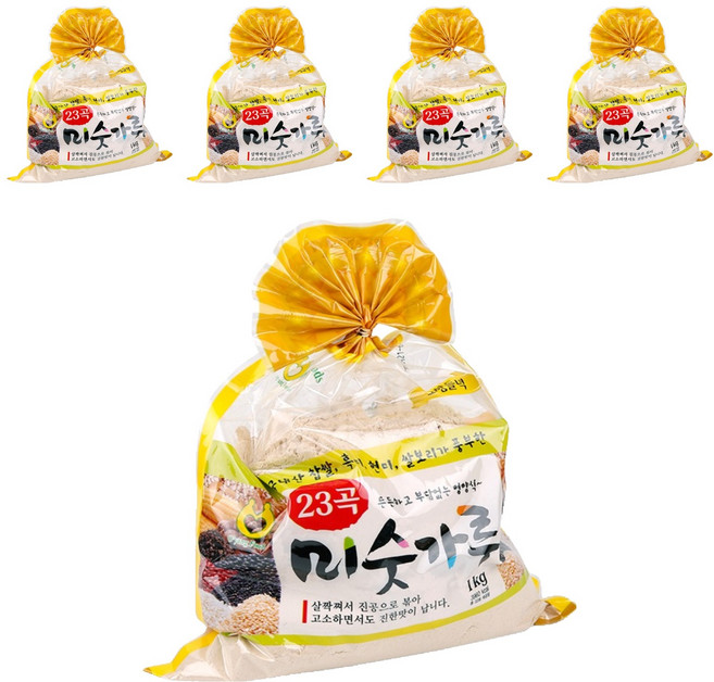 오양식품 23곡 미숫가루, 1kg, 5개