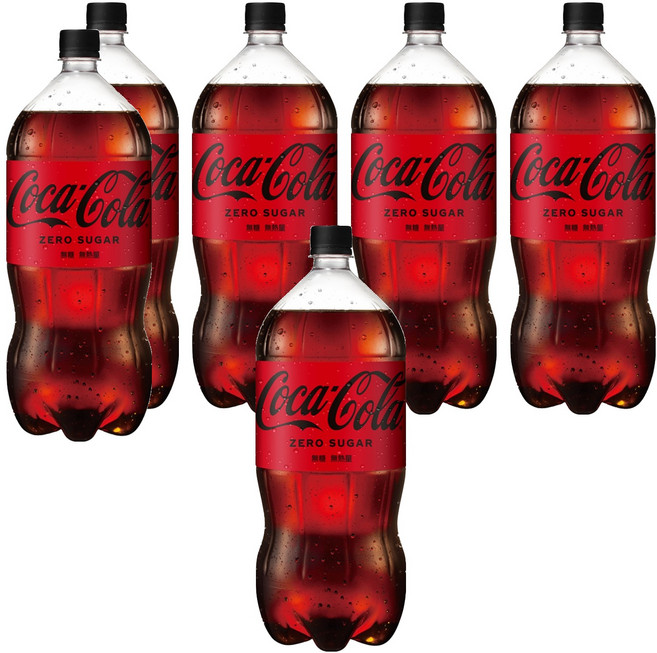 Coca-Cola 可口可樂 Zero, 2L, 6瓶