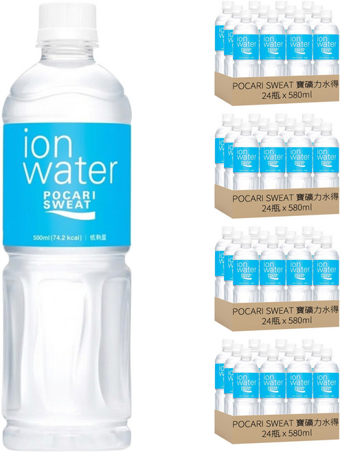 POCARI SWEAT 寶礦力水得 ion water, 580ml, 96瓶