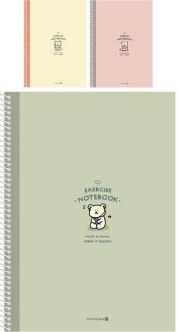 모닝글로리 4500 A4 연습장, 랜덤발송, 3개