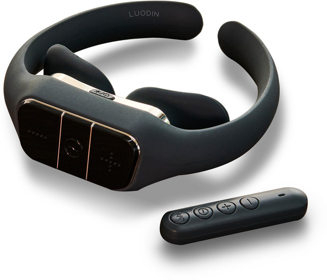 루오딘 저주파 온열 목 마사지기, ML-00401, 혼합색상