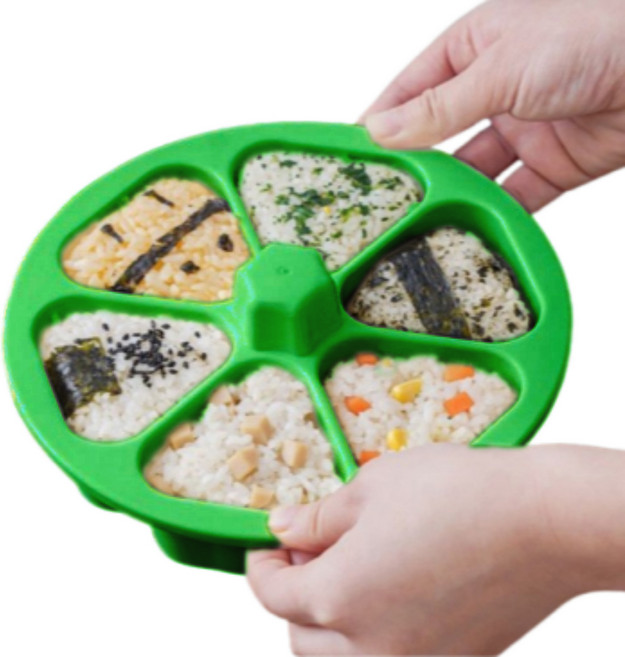 조니프리 홈메이드 삼각김밥틀, 그린, 1개