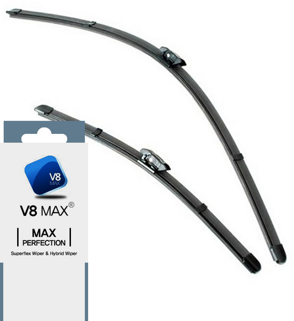 V8MAX 하이브리드 전면 와이퍼 운전석 + 조수석 세트, BMW 더올뉴 X2 시리즈 F39 2019년형