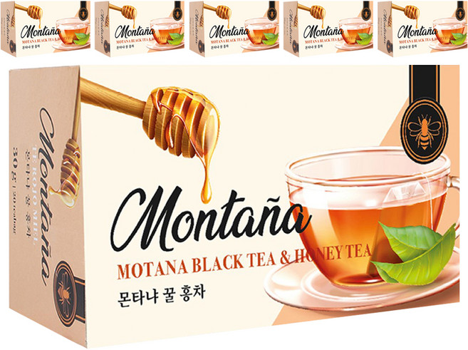 몬타냐 꿀홍차, 1.5g, 20개입, 6개