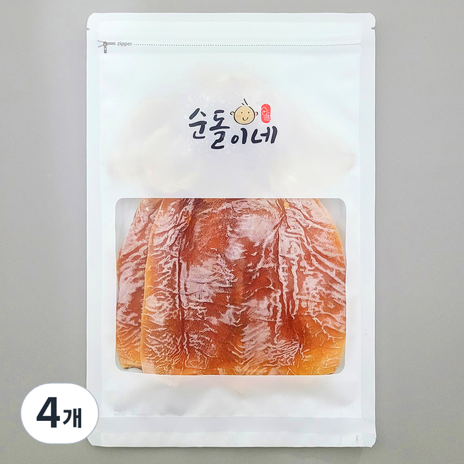 순돌이네 마른오징어 몸통, 4개, 120g