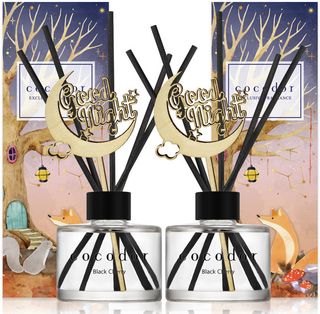 코코도르 굿나잇 디퓨저, 블랙체리, 120ml, 2개