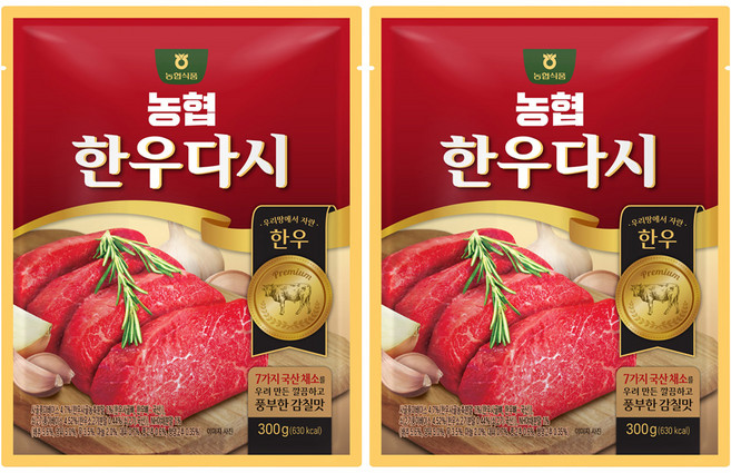 농협식품 한우다시, 300g, 2개