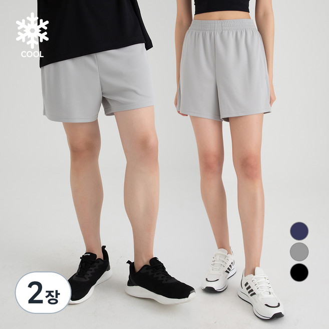 캐럿 남여공용 버드아이 쿨링 매쉬 3부 반바지