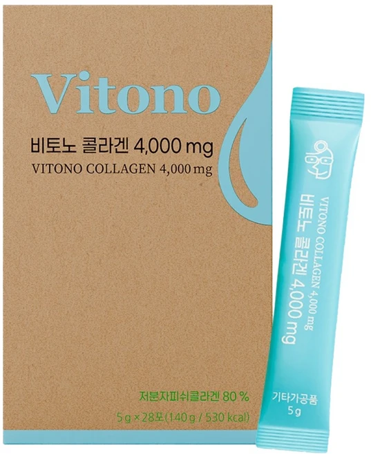 비토노 피쉬 콜라겐 4000mg 28p, 140g, 1개 - 쿠팡
