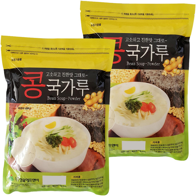 청솔식품 콩국가루, 850g, 2개