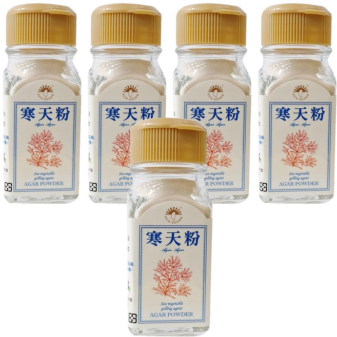 新光洋菜 寒天粉, 30g, 5瓶