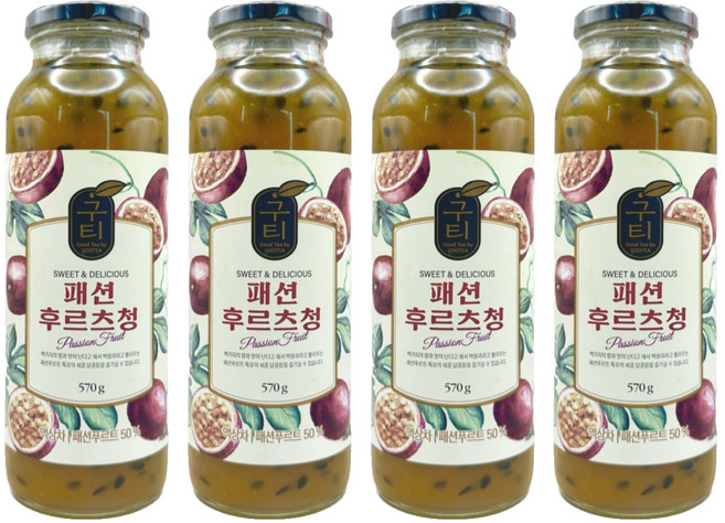 구티 패션후르츠청, 570g, 4개