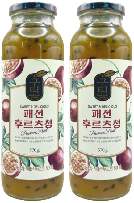 구티 패션후르츠청, 570g, 2개