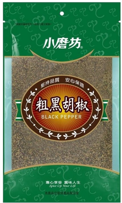 小磨坊 粗黑胡椒, 200g, 1包
