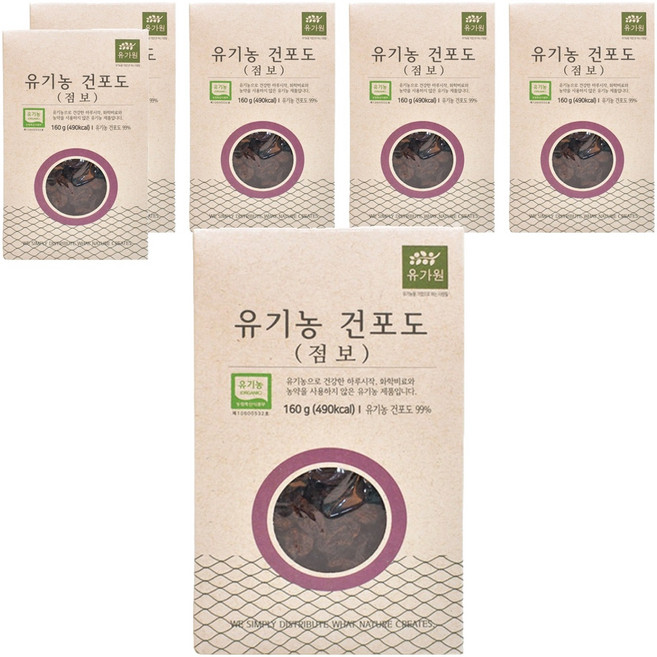 유가원 유기농 건포도 점보, 160g, 6개