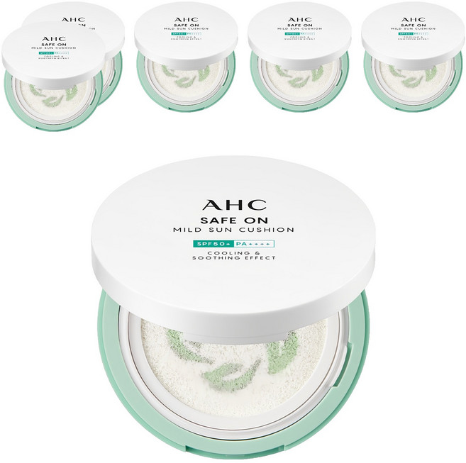 AHC 積雪草物理涼感防曬氣墊, 6個, 25g