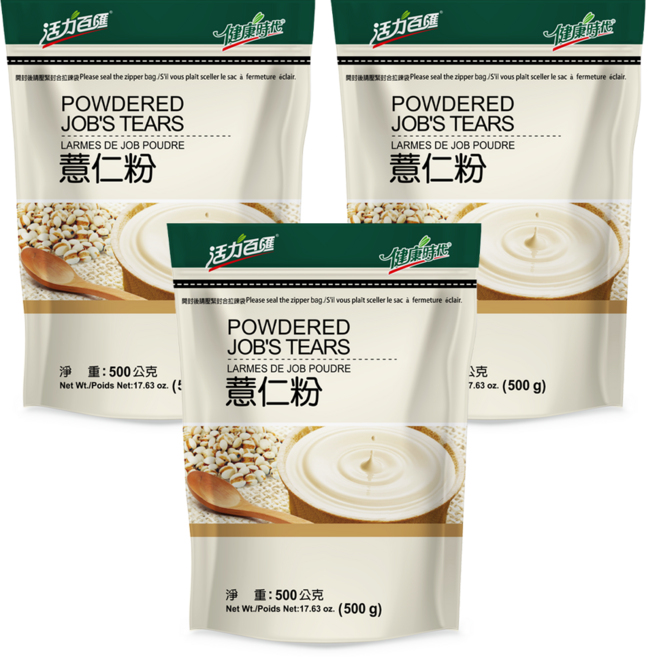 健康時代 薏仁粉 500g, 1入, 3包