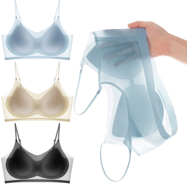 어나더디 일체형 패드 초슬림 에어핏 심리스 스트랩 브라탑 3장 세트