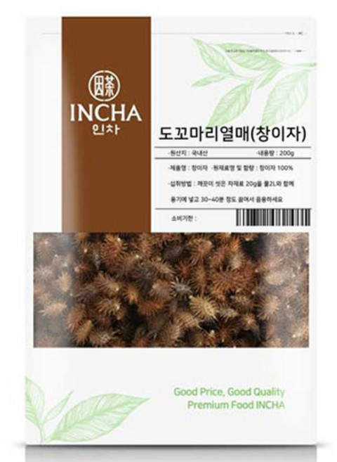 인차 도꼬마리열매 창이자, 200g, 1개