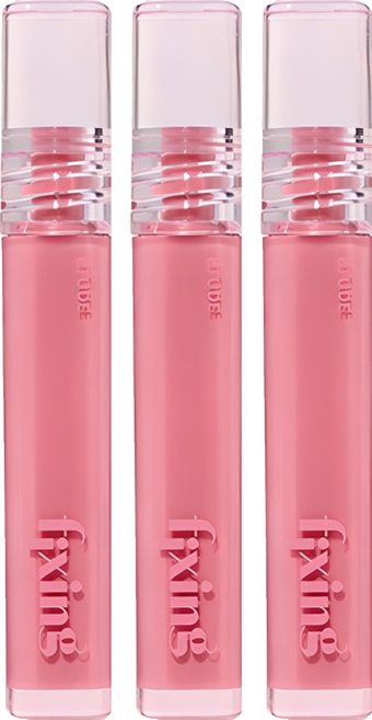 ETUDE 水光持色唇釉, 02 柔和粉紅, 3個