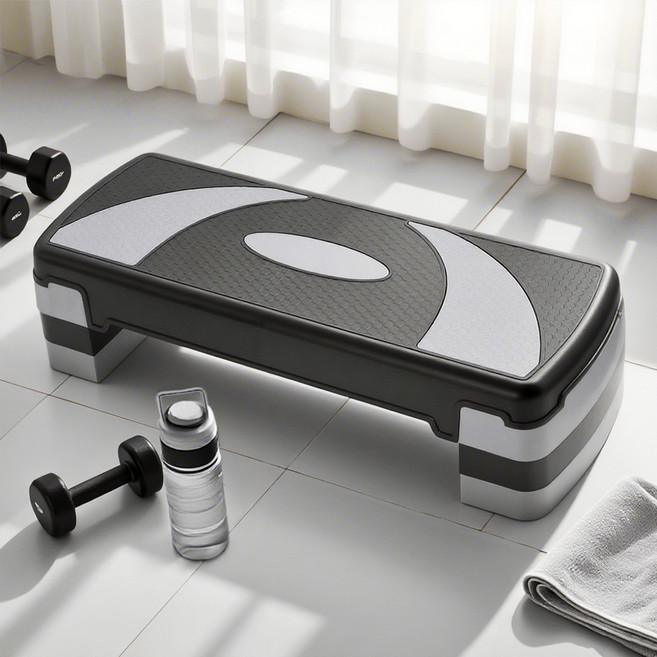 코멧 스포츠 스텝박스 3단, 블랙+그레이