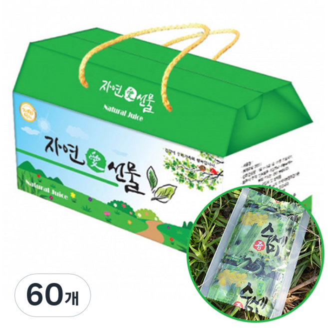 순수 수세미즙, 60개, 100ml