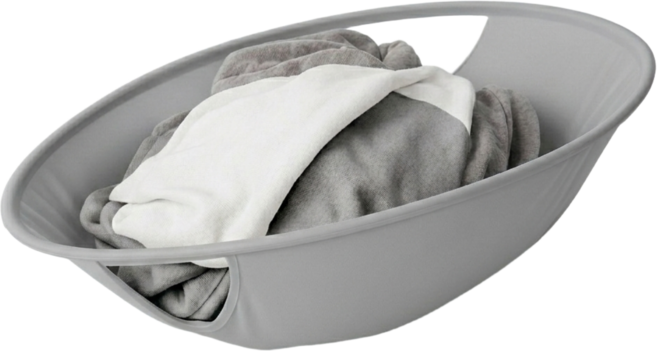 편리홈 이지런드리 접이식 빨래바구니, 그레이