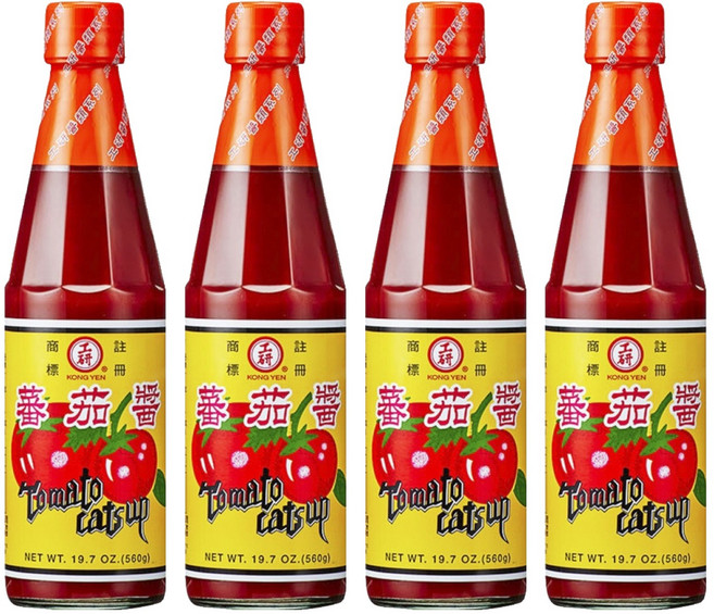 KONG YEN 工研 番茄醬, 560g, 4瓶