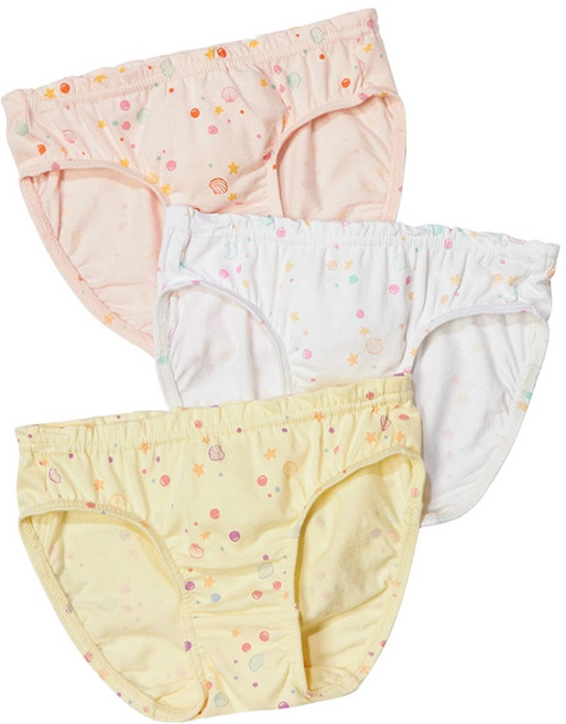 크리켓 트라이 여아용 삼각 팬티 3종 세트 CGPDI13