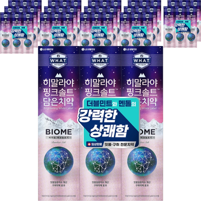 히말라야핑크솔트 담은 바이옴 잇몸 구취전문 치약, 100g, 45개