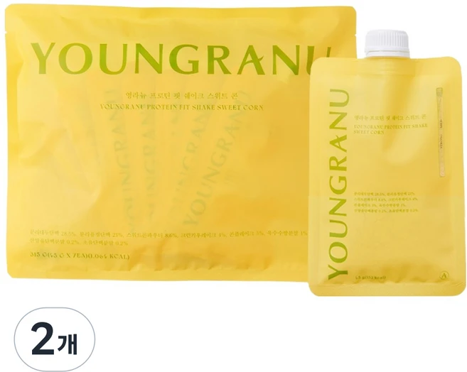 영라뉴 프로틴 핏 쉐이크 스위트콘 파우치형 - 쿠팡