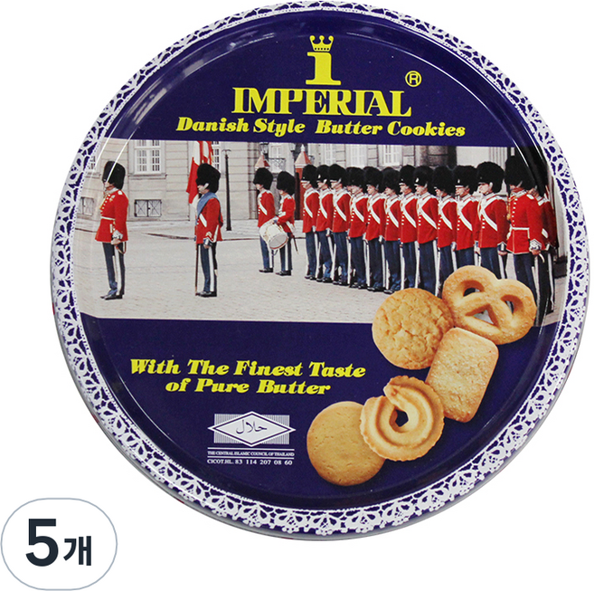 임페리얼 데니쉬 스타일 버터쿠키, 500g, 5개