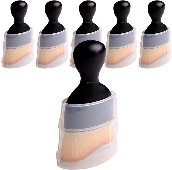 앙플러스 차량 미니 먼지 털이 제거 브러쉬, 혼합색상, 6개