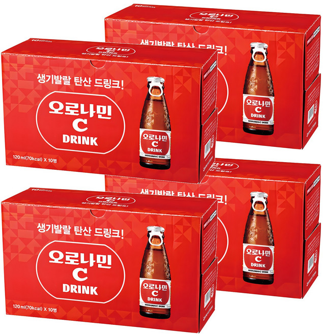 오로나민씨 탄산 드링크, 120ml, 40개