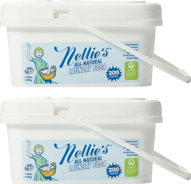 넬리 200회 쓰는 소다 분말세제 본품, 3.29kg, 1개입, 2개
