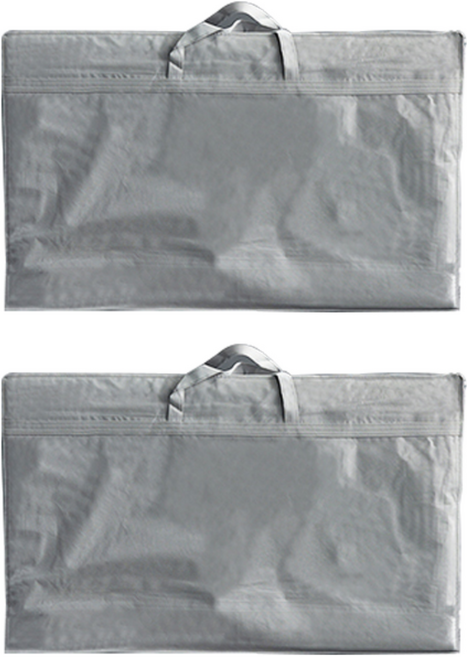 더베딩샵 3단 접이식 매트리스 전용 보관가방 퀸, 그레이, 2개