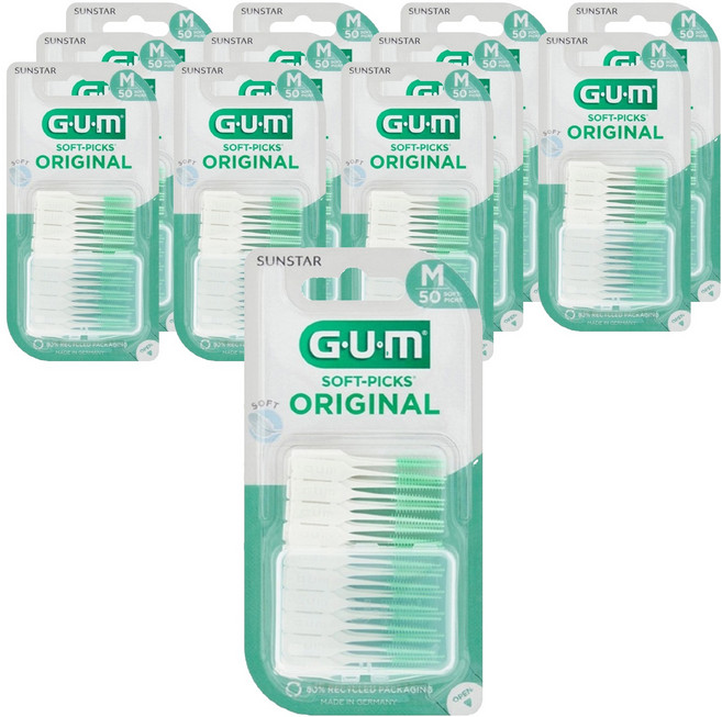 검 소프트픽 오리지날 치간칫솔, 50개입, 12개