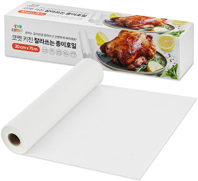 코멧 키친 잘라쓰는 종이호일, 75m, 1개입, 1개