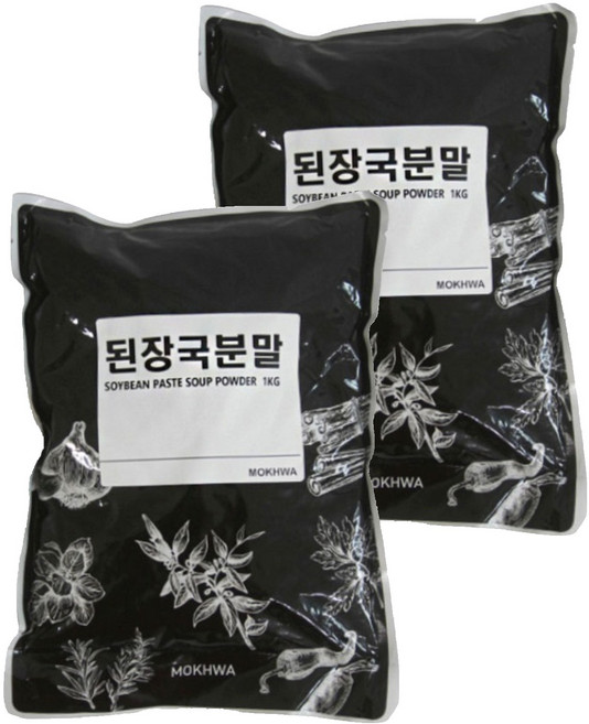 딜리셔스마켓 된장국 분말, 1kg, 2개