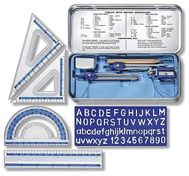 스테들러 노리스클럽 수학교구 세트, 혼합색상, 1세트