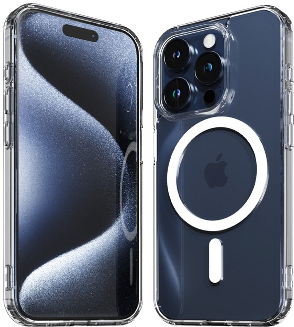 신지모루 아이폰 갤럭시 M-에어클로 Lite 맥세이프 마그네틱 휴대폰 케이스