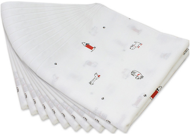 베이비베어 유아용 나염손수건 10p