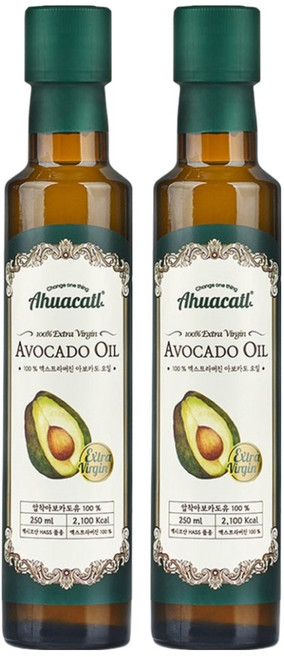 아후카틀 엑스트라버진 아보카도오일, 250ml, 2개