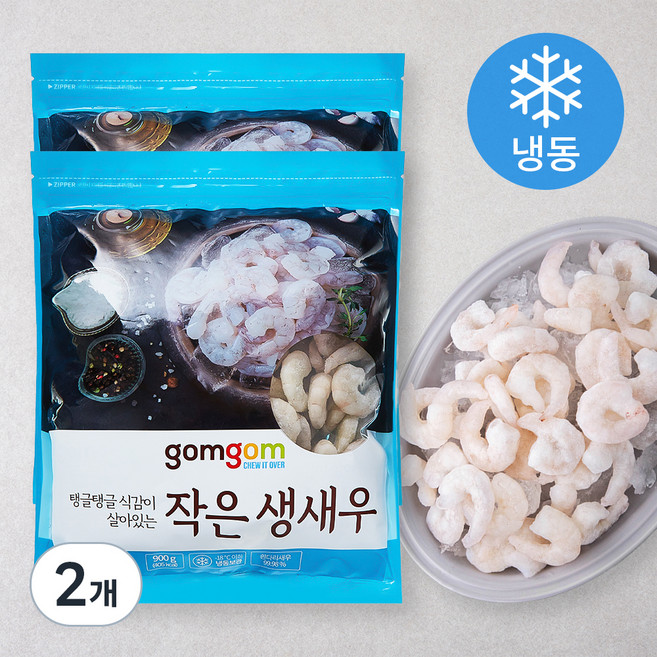 곰곰 작은 생새우 (냉동), 900g, 2개