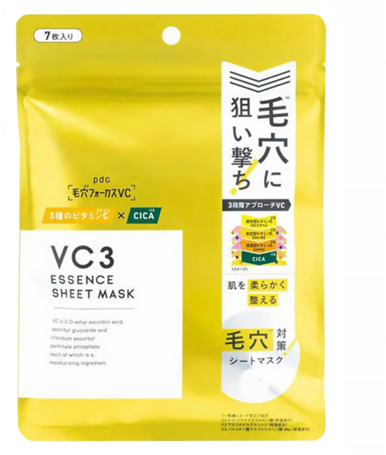 PDC 無暇美肌VC3面膜 7片, 1包
