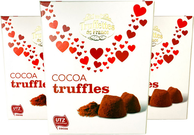 트리플초콜릿 초코모드 코코아 트러플 화이트, 100g, 3개