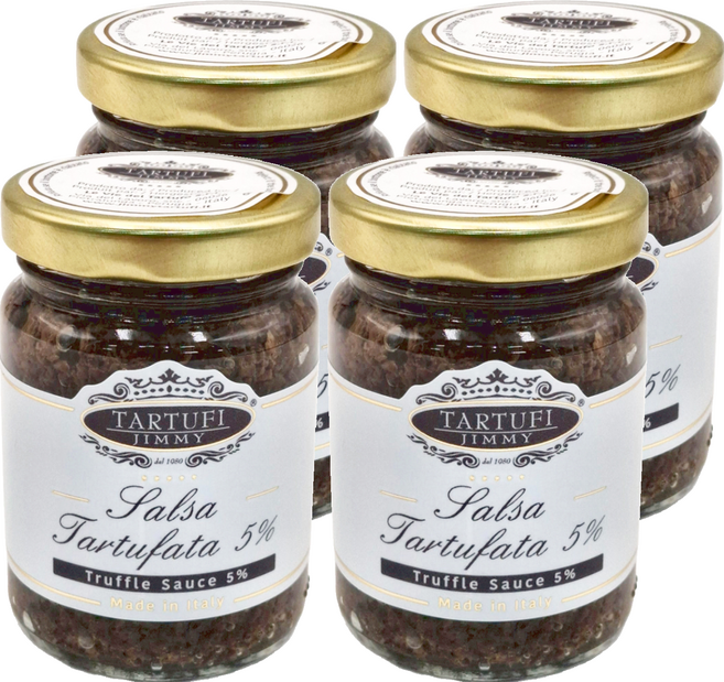 TARTUFI JIMMY 黑松露磨菇醬, 90g, 4罐