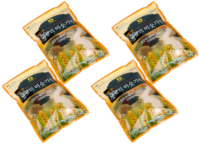 오양식품 옛맛 찰보리 미숫가루, 1kg, 4개
